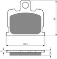 GOLDFREN Jarrupalat 151 Ceramic carbon AD - Duell MP varaosat ja tarvikkeet - 67496 - 1