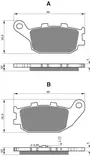 GOLDFREN Jarrupalat 155 Ceramic Carbon AD - Duell MP varaosat ja tarvikkeet - 67616 - 1