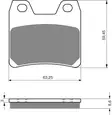 GOLDFREN Jarrupalat 222 Ceramic Carbon AD - Duell MP varaosat ja tarvikkeet - 67846 - 1