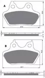 GOLDFREN Jarrupalat 244 Ceramic Carbon S3 - Duell MP varaosat ja tarvikkeet - 67536 - 1