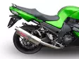 GPR Kawasaki Zzr 1400 2017/20 e4 Pair EC-Approv. slip-on exhaust Trioval - Duell MP varaosat ja tarvikkeet - 107446 - 1