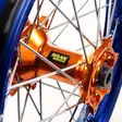 Haan wheel KX 125/250 / KXF250/450 06-18 21-1,60 ORANGE HUB/BLUE RIM - Duell MP varaosat ja tarvikkeet - 63606 - 1