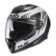 HJC Kypärä F70 Carbon Kesta Musta/Harmaa MC5 XS, 53-54 - Duell ajovarusteet - 56136 - 1