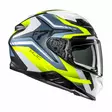 HJC Kypärä F71 Fes Valkoinen/Fluo Keltainen/Sininen MC3HSF S - Duell ajovarusteet - 56146 - 1