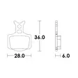 Moto-Master Brakepads KTM: front+rear SX50 24-.. - Duell MP varaosat ja tarvikkeet - 120976 - 1