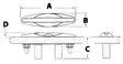 Osculati Push-up pollari 217x50mm - Duell venetarvikkeet - 5726 - 1