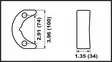 Perf metals anodisarja Johnson/Evinrude 50-75HP - Duell venetarvikkeet - 135606 - 1