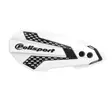 Polisport MX Flow Käsisuojat RMZ450 (07->) RMZ250 (04->) KX250F 08-18 White/Bla - Duell MP varaosat ja tarvikkeet - 132006 - 1