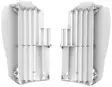 Polisport Radiator Louvers Yamaha YZ450F 18-22 YZ250F 19-23 white (7) - Duell MP varaosat ja tarvikkeet - 129456 - 1