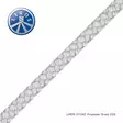 Polyester Braid white 4mm x 500m - Duell venetarvikkeet - 66946 - 1