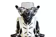 Powermadd Tuulilasi Polaris Matryx Keskikorkea 18" Kirkas/Mustalla grafiikalla - Duell MK varaosat ja tarvikkeet - 24006 - 1