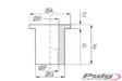 Puig M6 Wellnuts (25 Unit) 15 X 7 X 1.5 X 13.5 X 15 X 12.5 - Duell MP varaosat ja tarvikkeet - 99476 - 1