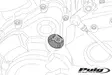 Puig Plug Oil Carter Honda C/Blue - Duell MP varaosat ja tarvikkeet - 99726 - 1