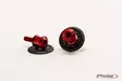 Puig Spools Hi-Tech Parts Dim.8 C/Red - Duell MP varaosat ja tarvikkeet - 90976 - 1