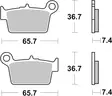 Sbs Jarrupalat Ceramic - Duell MP varaosat ja tarvikkeet - 122556 - 1