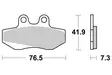Sbs Jarrupalat Ceramic (652HF) - Duell MP varaosat ja tarvikkeet - 124386 - 1