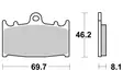 Sbs Jarrupalat Sintered - Duell MP varaosat ja tarvikkeet - 123876 - 1