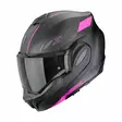 SCORPION Helmet EXO-TECH EVO SOCIUS Matt Black-Pink, XS - Duell ajovarusteet - 49926 - 1