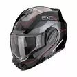 SCORPION Kypärä EXO-TECH EVO PRO Commuta musta/hopea/puna, XL - Duell ajovarusteet - 50446 - 1