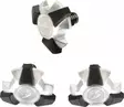 SCORPION VX-16 (EVO) / 21 / 22 AIR VISOR BOLT SET BLACK-SILVER - Duell ajovarusteet - 49776 - 1