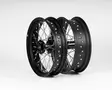 TMV KTM/HVA/GasGas Supermoto Musta/Musta vannesarja 3.5-17/5.0-17 - Duell MP varaosat ja tarvikkeet - 64046 - 1