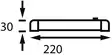 Turnstripe 8-LED Valokisko - Duell venetarvikkeet - 7666 - 1