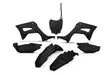 UFO Plastic kit 5 -parts Musta 001 CRF110F 2019- - Duell MP varaosat ja tarvikkeet - 47996 - 1