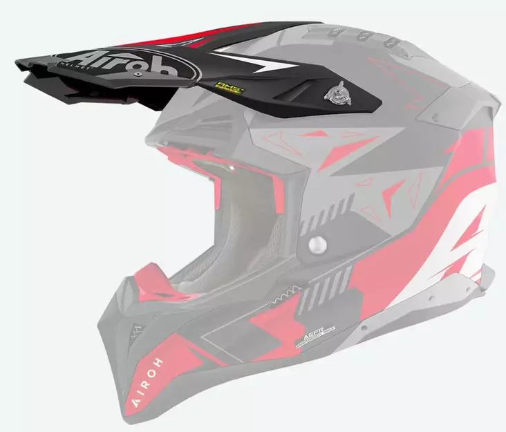 Airoh Aviator 3 Peak Spin Red Matt - Duell ajovarusteet - 59387 - 1