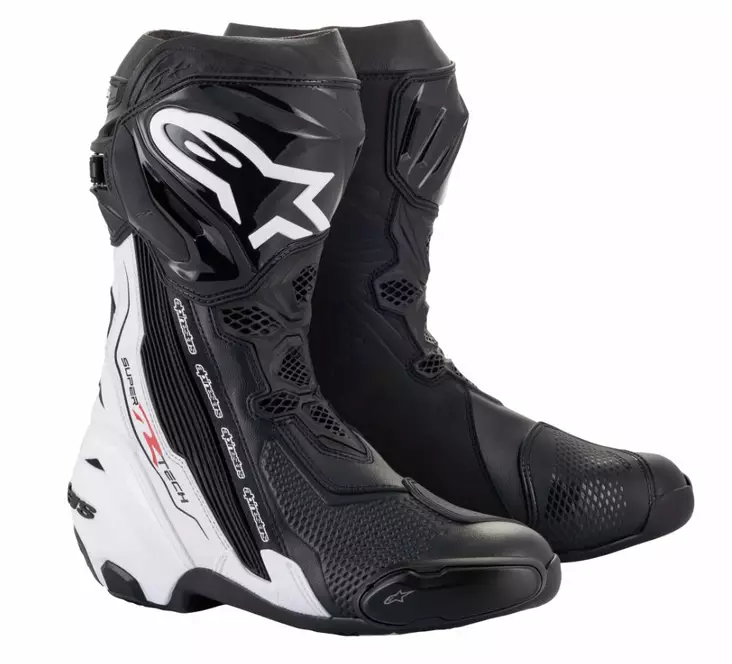 Alpinestars Ajosaapas Supertech R v2 Musta/Valkoinen, 40 - Duell ajovarusteet - 38477 - 1