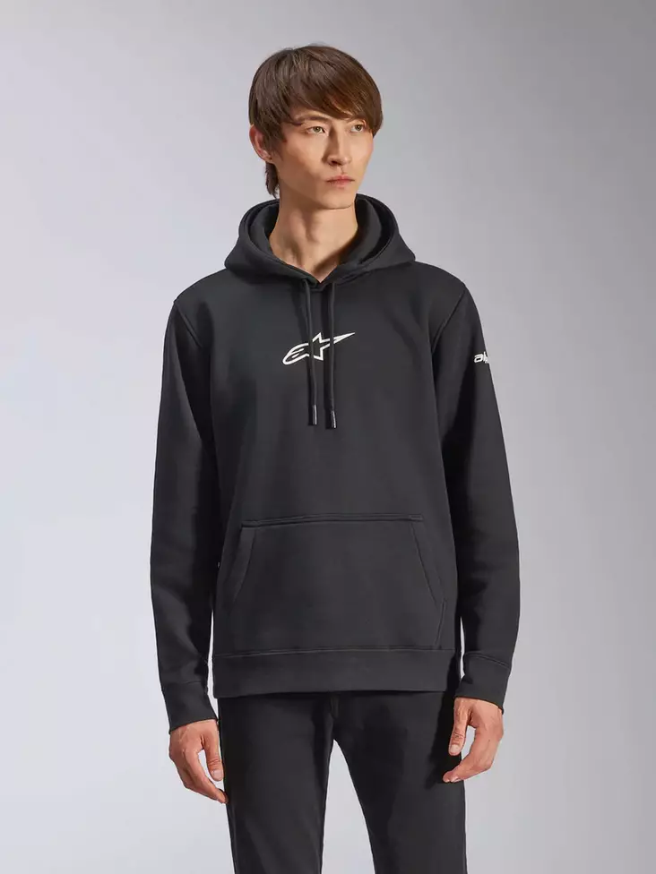 Alpinestars Hoodie Frontal Black, M - Duell ajovarusteet - 35497 - 1