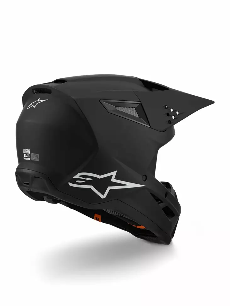 Alpinestars Kypärä S-M3 Matta Musta, S - Duell ajovarusteet - 37087 - 1