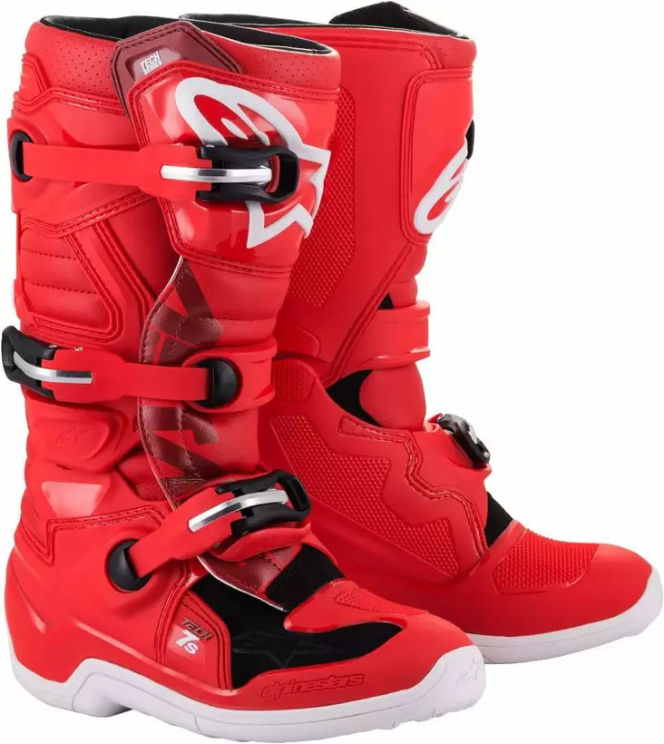 Alpinestars Saapas Tech 7s Nuorten Punainen, 39 (6) - Duell ajovarusteet - 38537 - 1