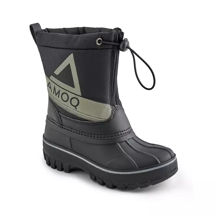 AMOQ Snowtime JNR Saappaat Musta/Harmaa, 34 - Duell ajovarusteet - 51567 - 1