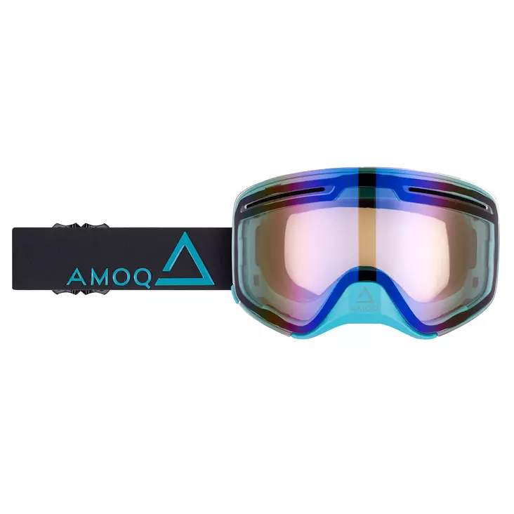 AMOQ Vision Vent+ Magnetic Ajolasit Musta-Turkoosi - Sininen Peili - Duell ajovarusteet - 141027 - 1