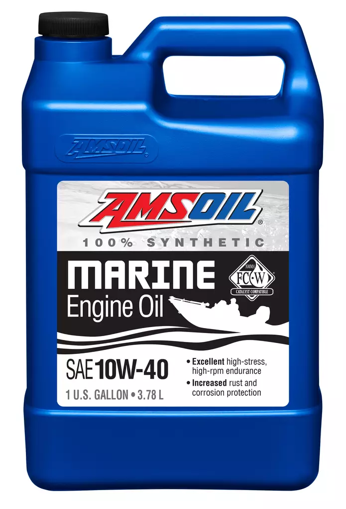 Amsoil 10W-40 Formula 4-Stroke® Marine Synthetic Oil 3.78L - Duell öljyt ja muut nesteet - 62417 - 1