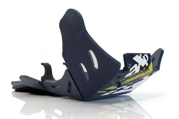 AXP Xtrem HDPE Skid Plate Blue Husqvarna FE250/FE350 17-23 - Duell MP varaosat ja tarvikkeet - 86437 - 1