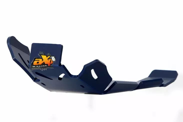 AXP Xtrem HDPE Skid Plate Blue Husqvarna TE250i/TE300i 18-20 - Duell MP varaosat ja tarvikkeet - 86407 - 1