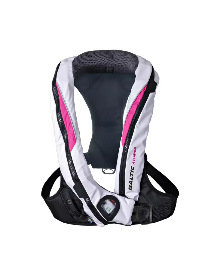 Baltic Athena 165 harness auto ilmatäytteinen pelastusliivi valkoinen/pinkki 40 - Duell venetarvikkeet - 135497 - 1