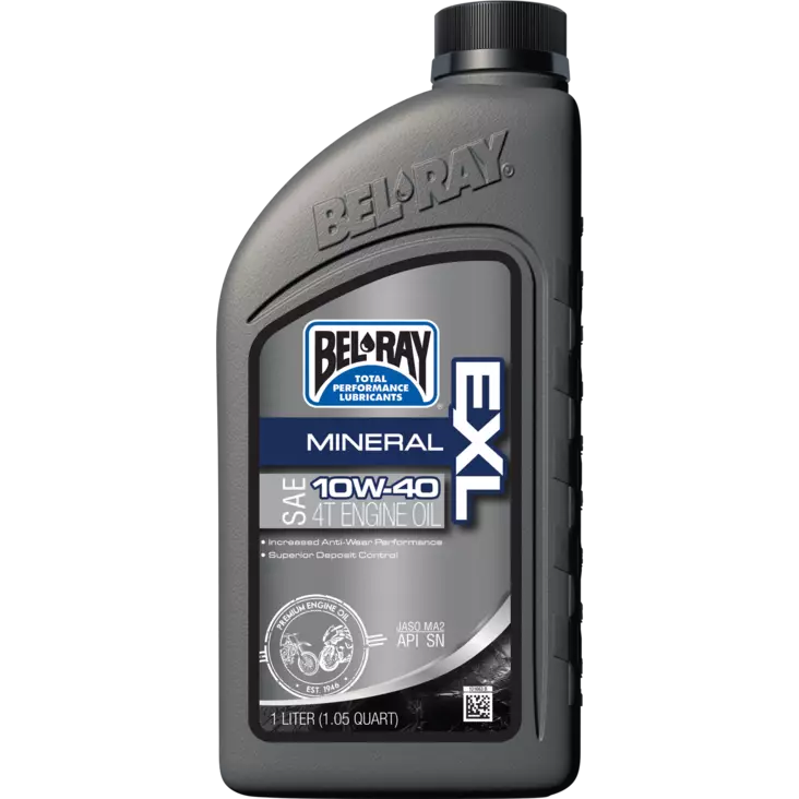 Bel-Ray EXL Mineral 4T 10W-40 1L - Duell öljyt ja muut nesteet - 62887 - 1