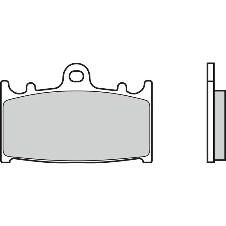 Brembo Jarrupalat Eteen Sintered Road - Duell MP varaosat ja tarvikkeet - 121827 - 1