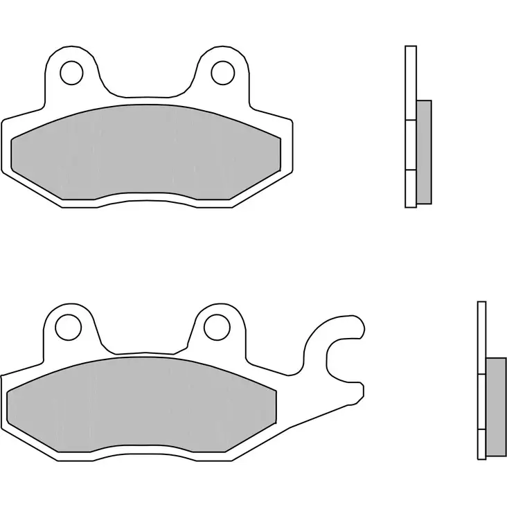 Brembo Jarrupalat Eteen Sintered Road - Duell MP varaosat ja tarvikkeet - 121877 - 1