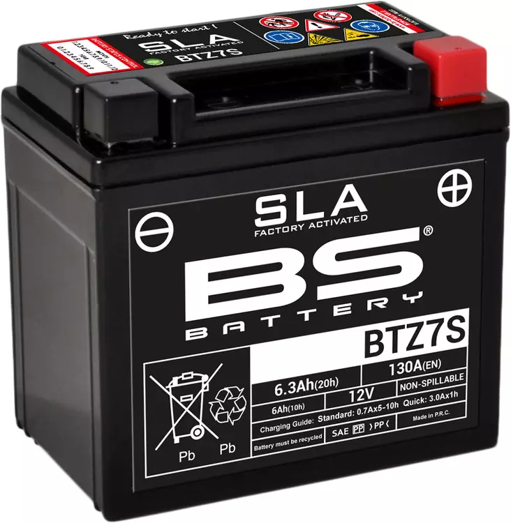 BS Battery BTZ7S (FA) SLA - Sealed & Activated - Duell muut varaosat ja tarvikkeet - 131237 - 1