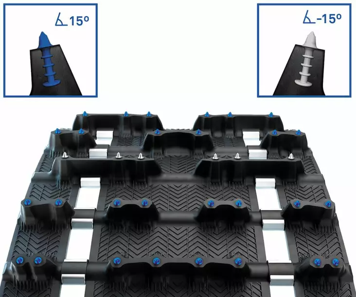 Camso Telamatto ICE Arrowhead 130 38x348 2.86" 33mm - Duell MK varaosat ja tarvikkeet - 23937 - 1