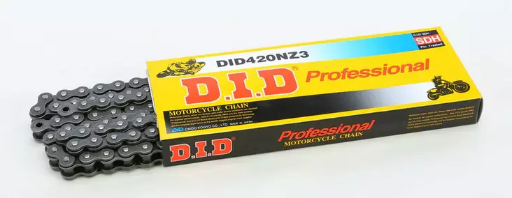 D.I.D 420NZ3 Chain+Connecting link (RJ) - Duell MP varaosat ja tarvikkeet - 116957 - 1