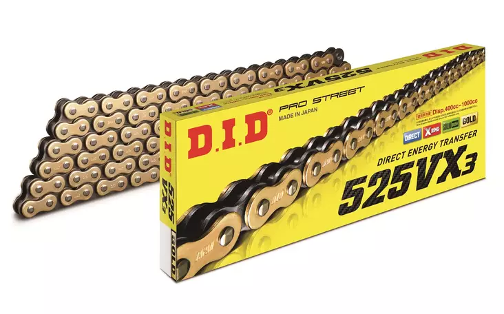 D.I.D 525VX3 G&B Ketju+Niittil. (ZJ) - Duell MP varaosat ja tarvikkeet - 116547 - 1