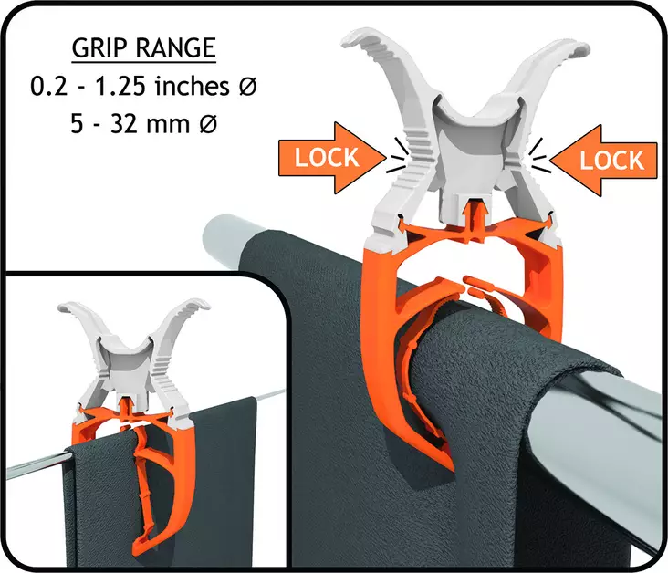 FIXCLIP 6-pack valkoinen - Duell venetarvikkeet - 135577 - 1