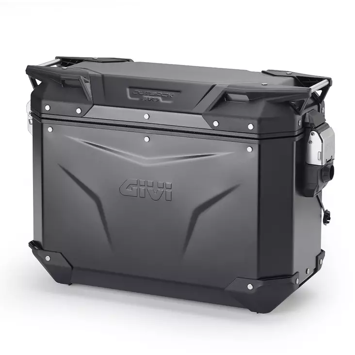 Givi Trekker Outback EVO Black alum. side-case left 37 ltr sold without lock - Duell MP varaosat ja tarvikkeet - 104177 - 1