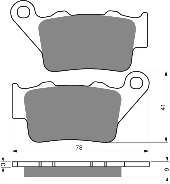 GOLDFREN Jarrupalat 023 Ceramic carbon AD - Duell MP varaosat ja tarvikkeet - 67467 - 1