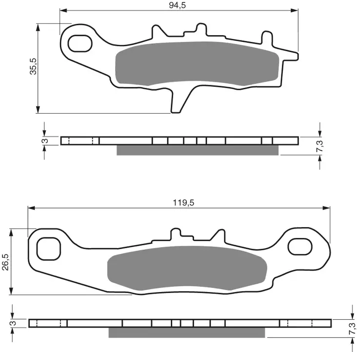 GOLDFREN Jarrupalat 346 Ceramic Carbon K1 - Duell MP varaosat ja tarvikkeet - 68727 - 1
