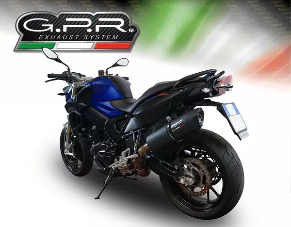 GPR Bmw F 800 R 2009/14 EC-Approv. slip-on exhaust Furore Nero - Duell MP varaosat ja tarvikkeet - 111317 - 1